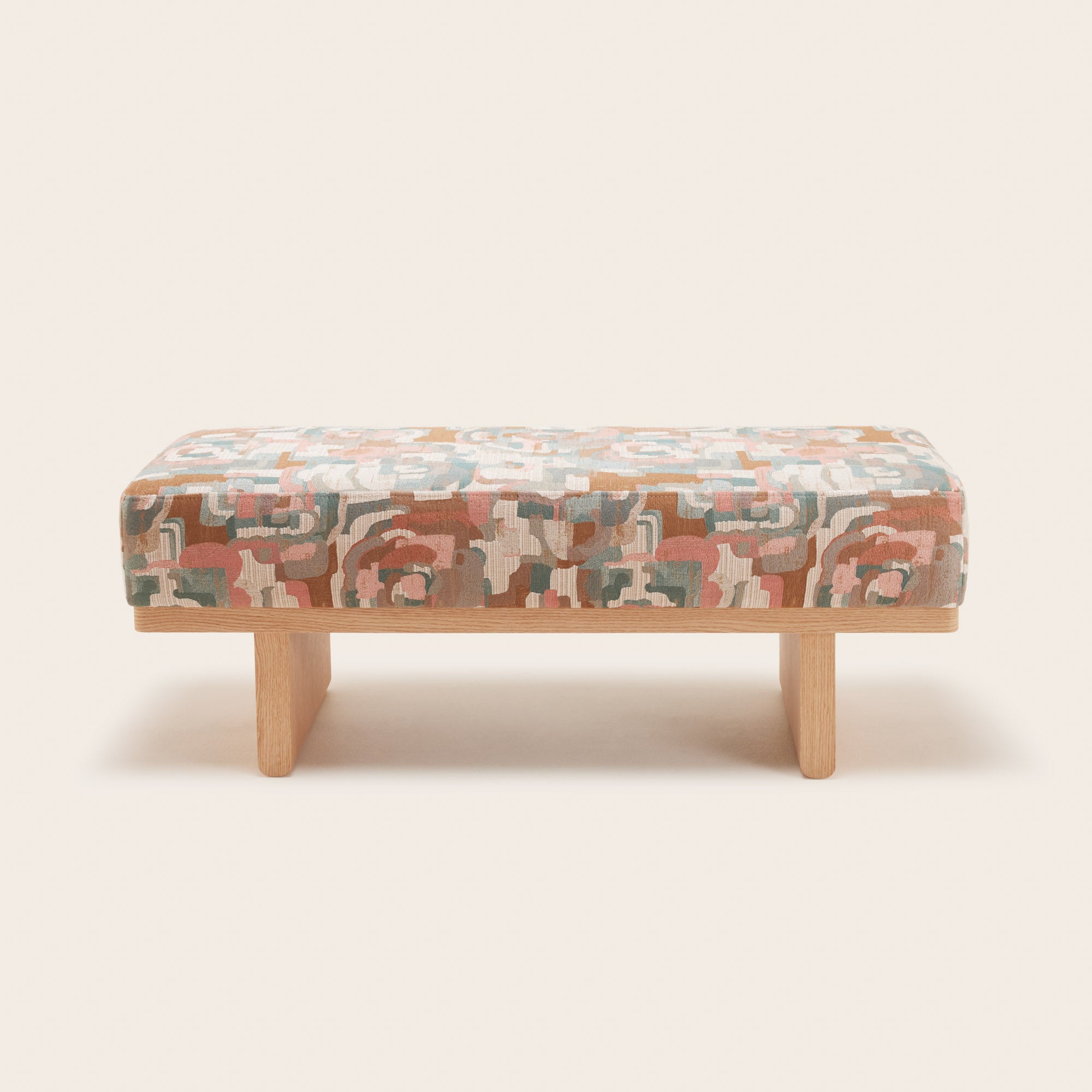 Banc ANCA beige et multicolore