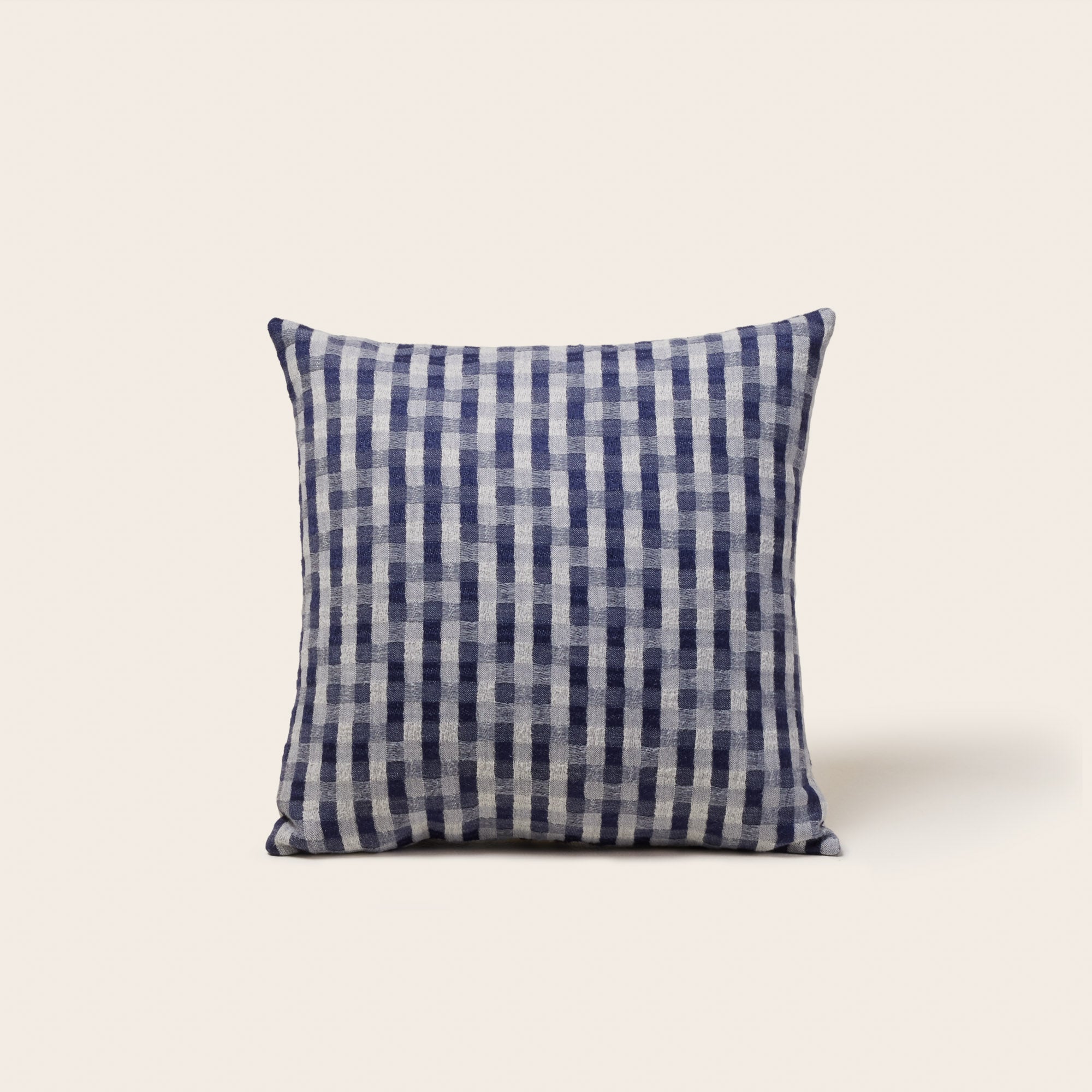 Housse de coussin CASTIN naturel et marine