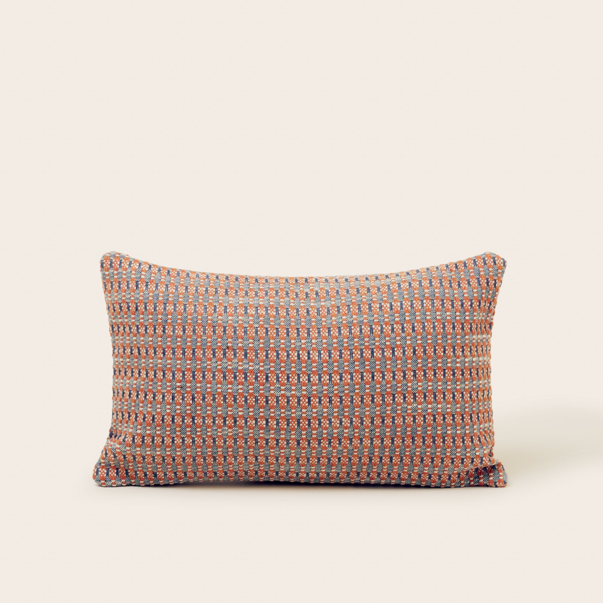 Housse de coussin EIRIK orange doux et orage