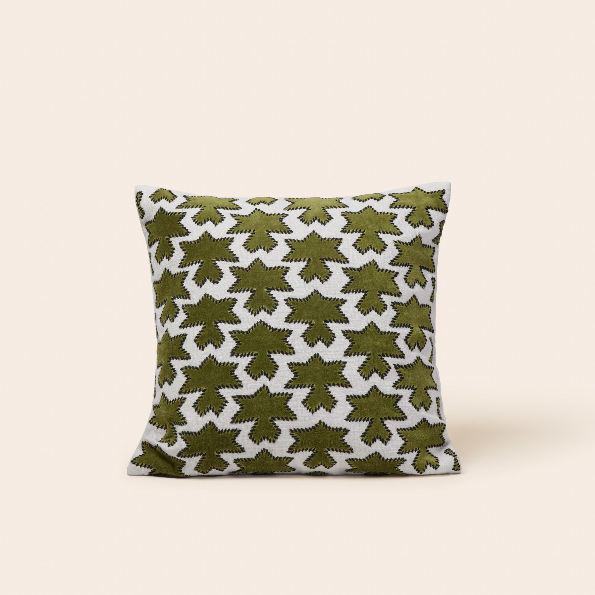 Housse de coussin KAKTUS vert mousse