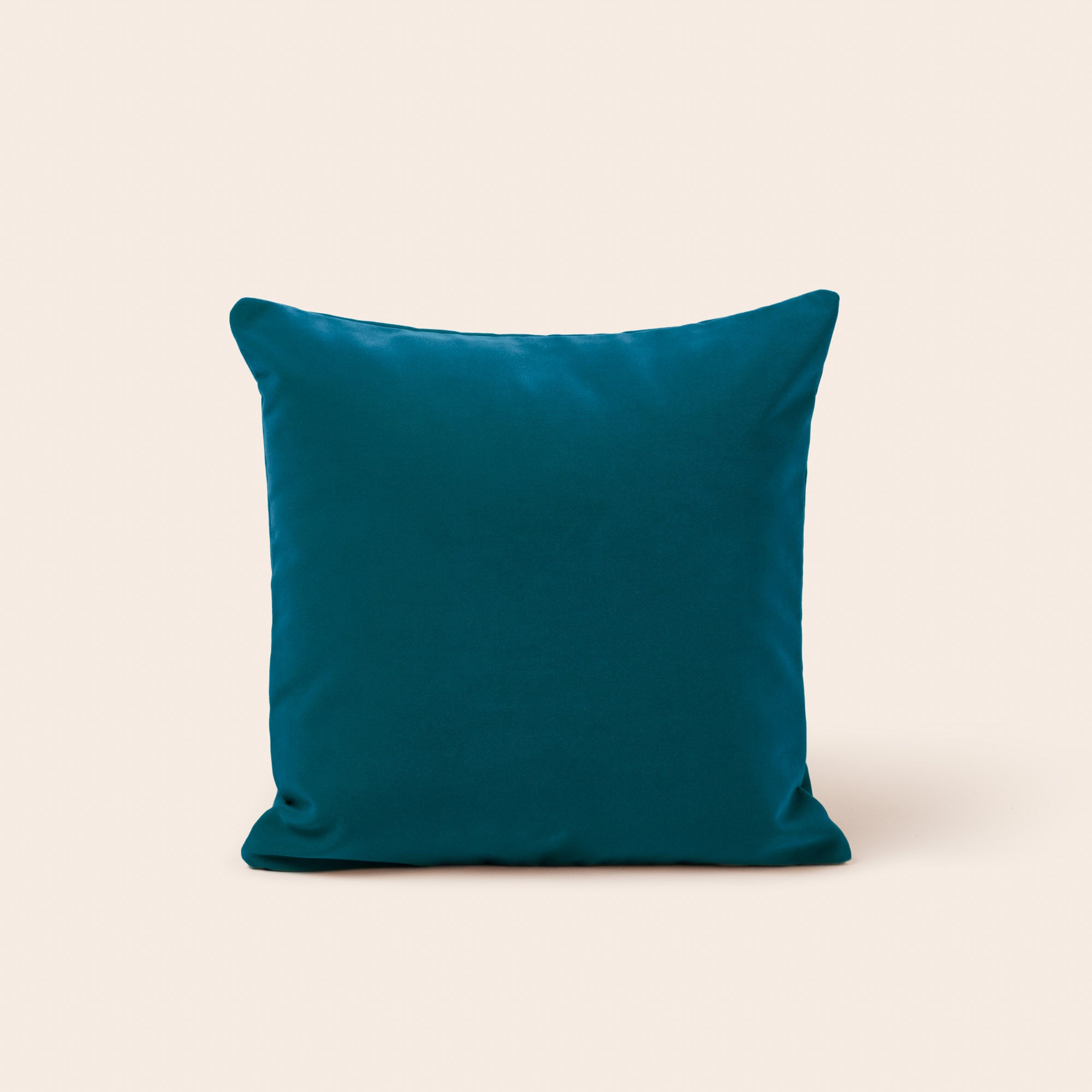 Housse de coussin MATIA bleu canard