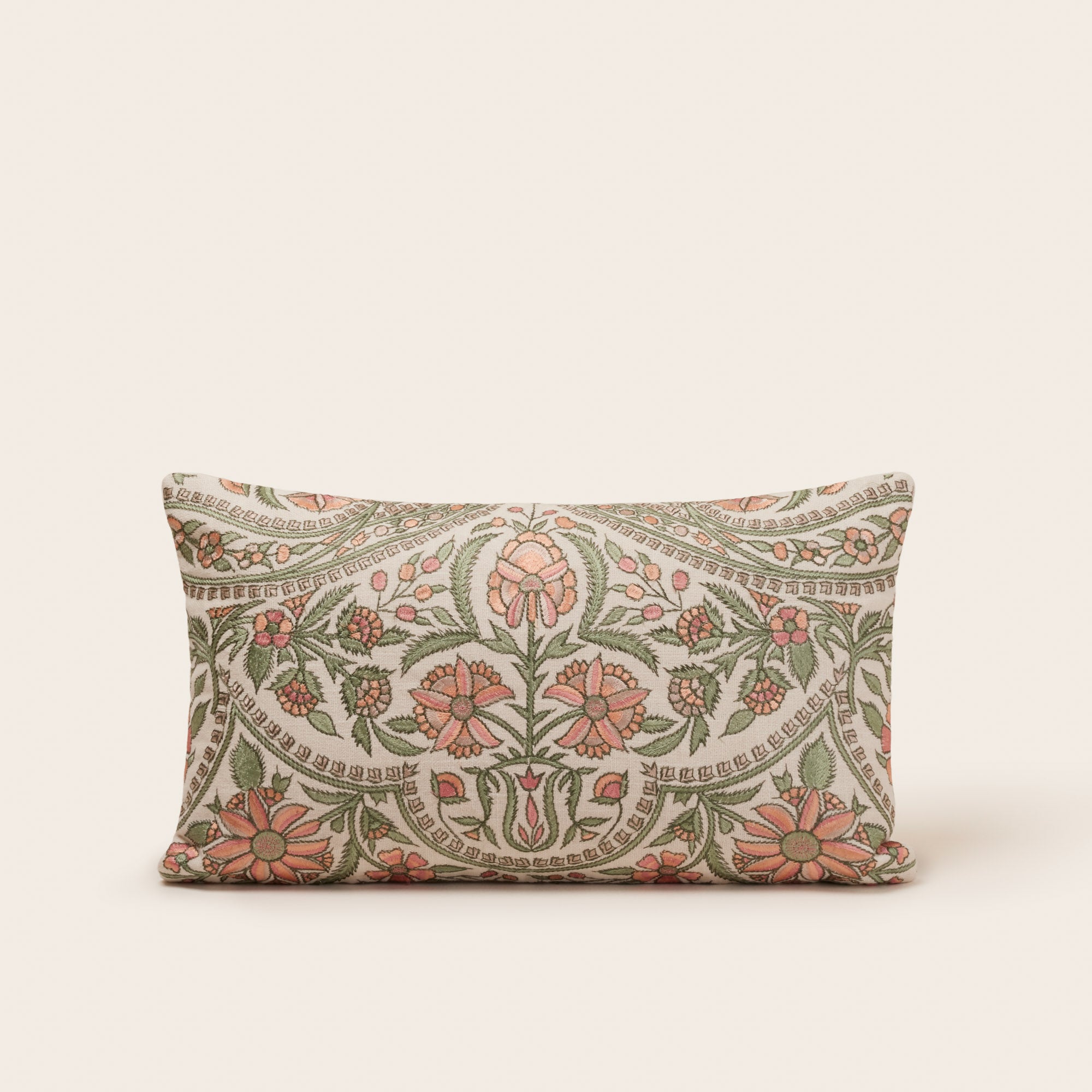 Housse de coussin MIRCEA ivoire et pastels