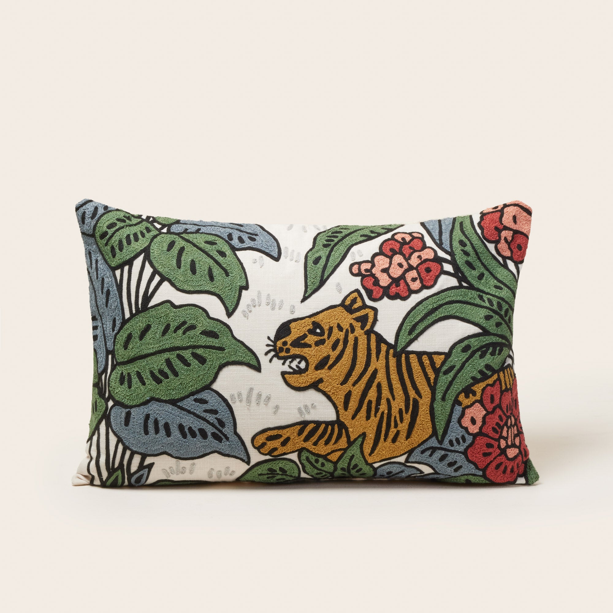 Housse de coussin TIGRIS ivoire