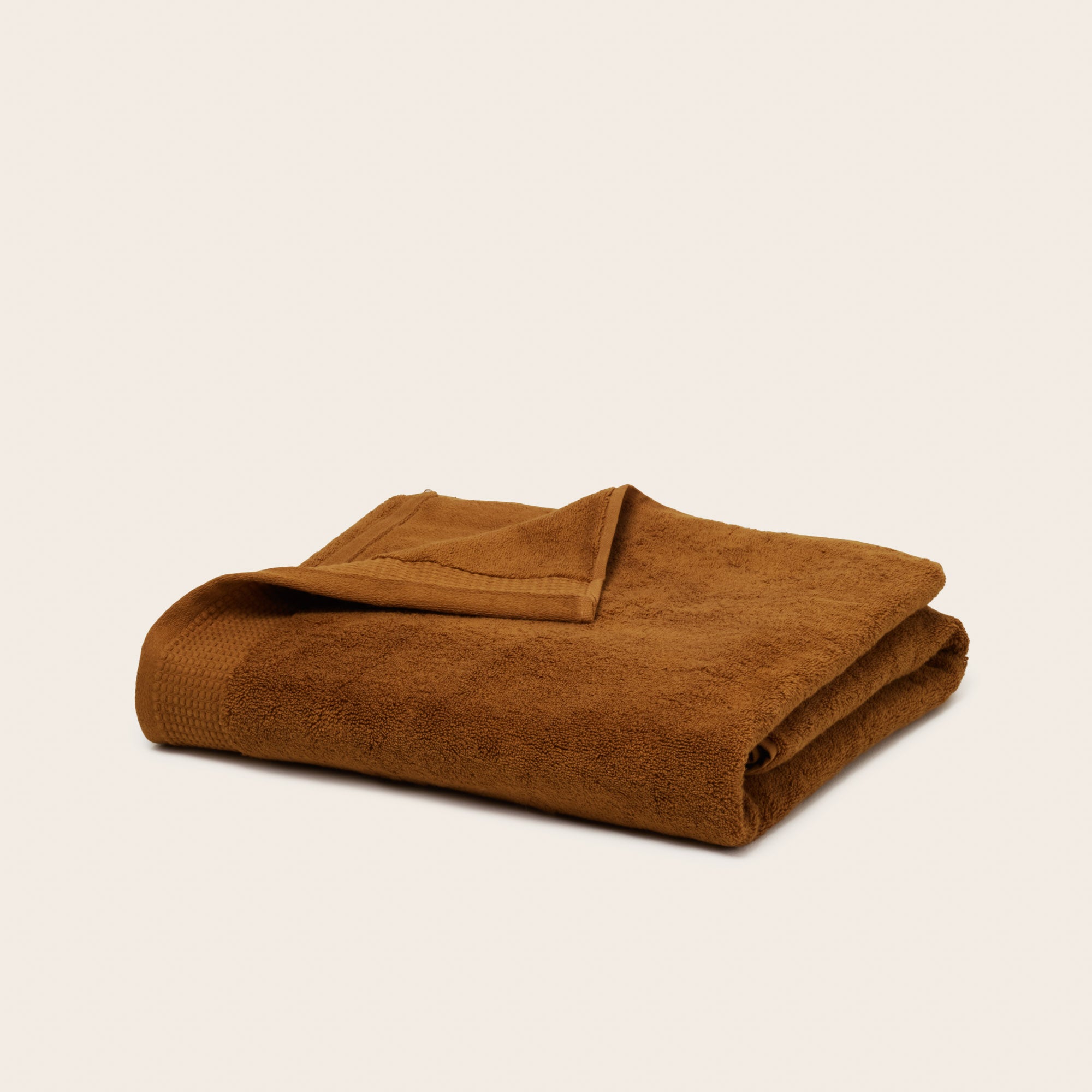 Serviette de toilette AKEMI caramel