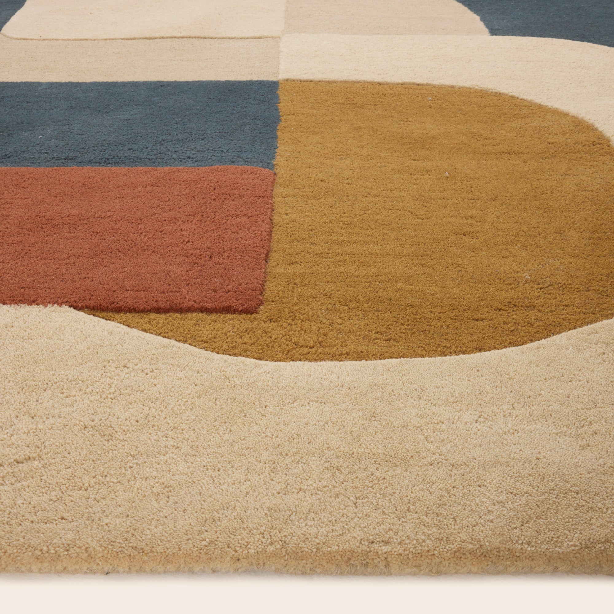 Tapis de sol ANDREÏ naturel et multicolore