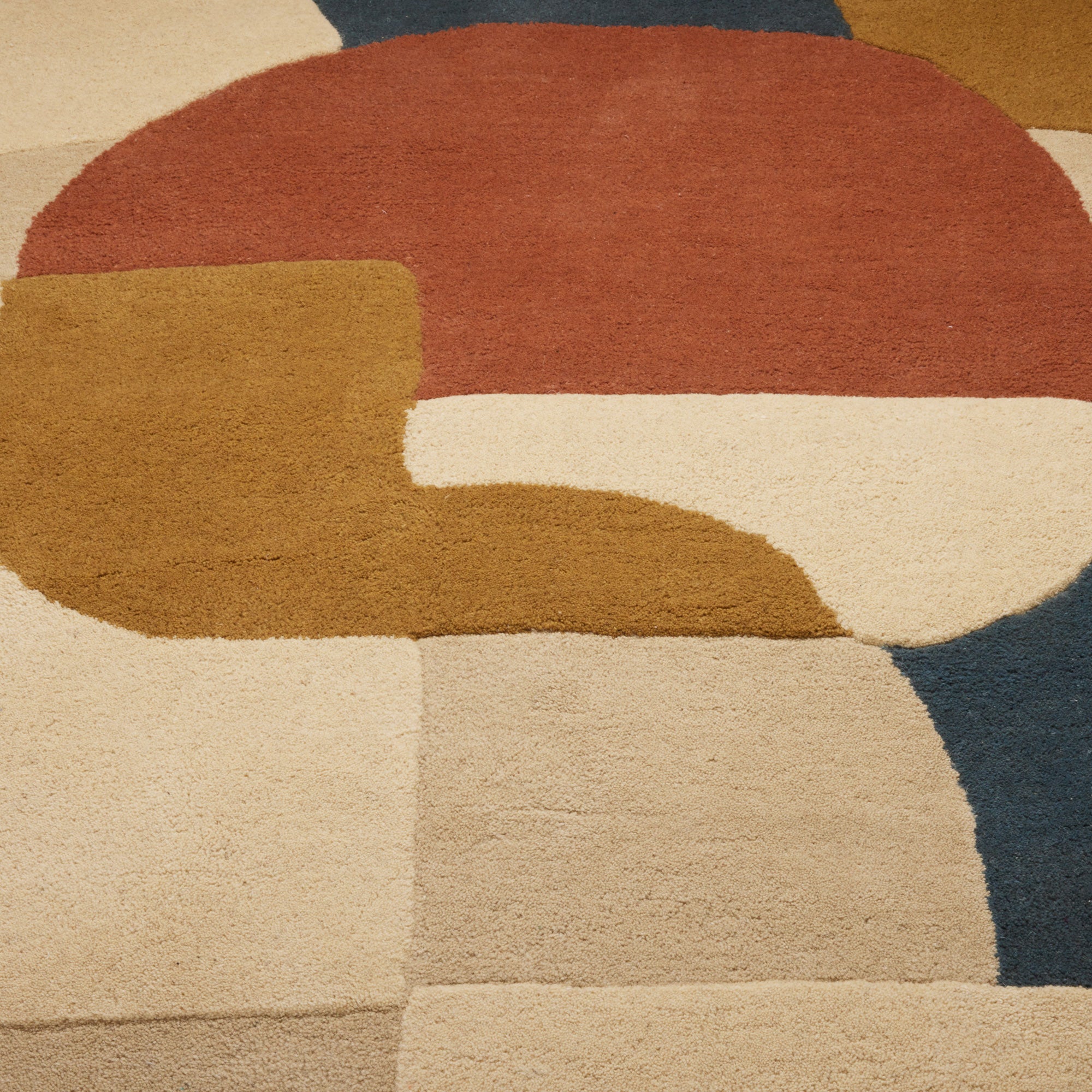 Tapis de sol ANDREÏ naturel et multicolore